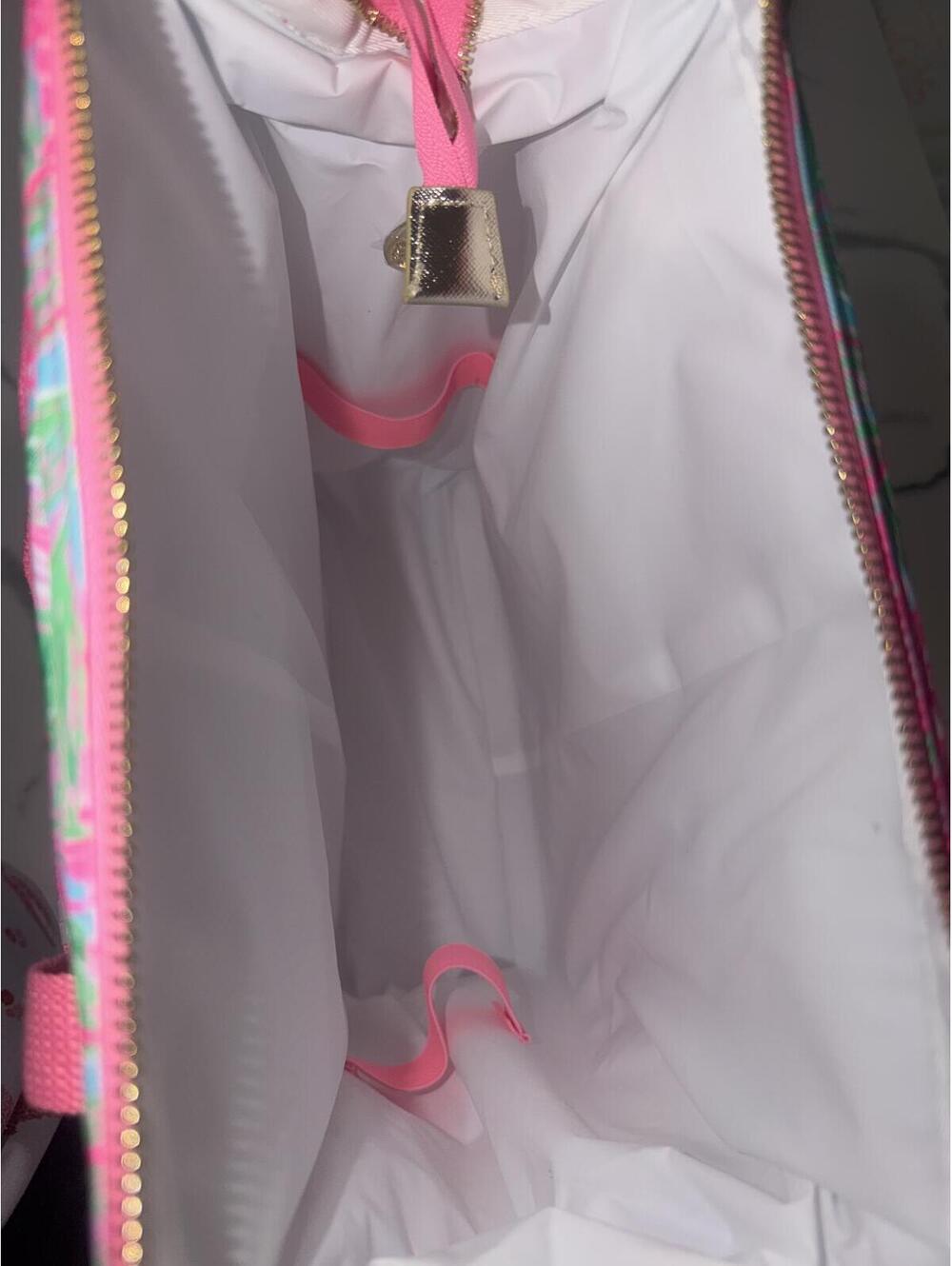 NWT Lilly Pulitzer Backpack Cooler Best Fishes - Picture 6 of 9